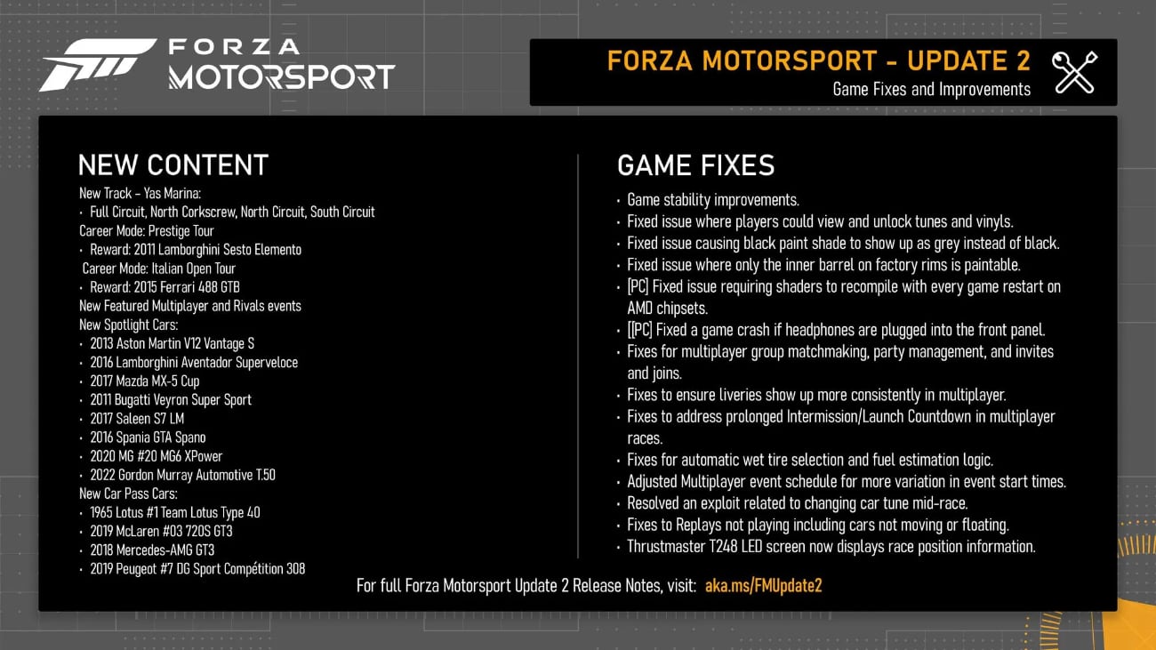 Forza Motorsport Update 2 für Xbox Series X|S und PC ist da 32 Forza Motorsport - Update 2