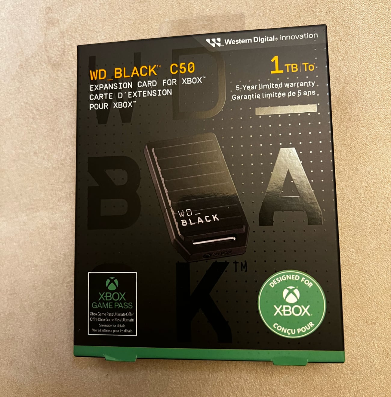 WD_BLACK C50 Erweiterungskarte für Xbox