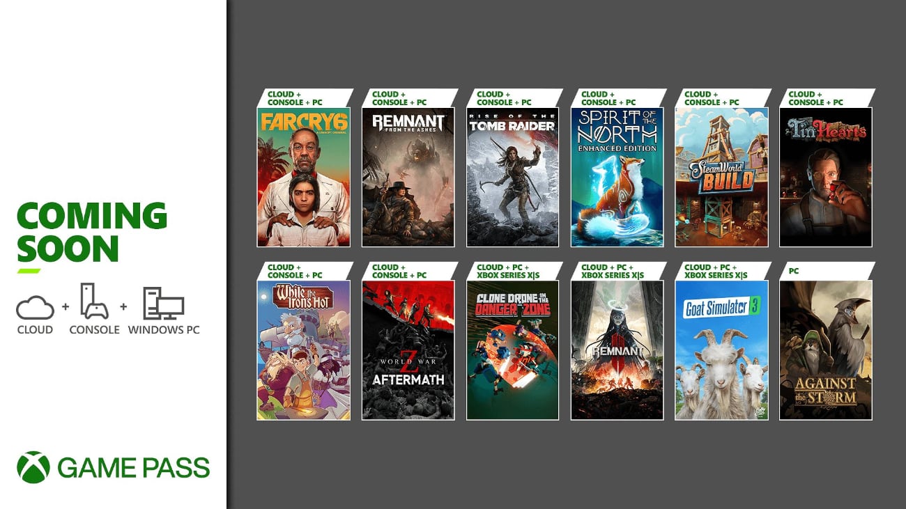 Xbox Game Pass - Dezember 2023