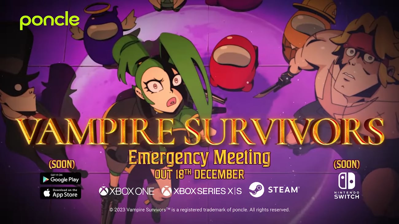 Vampire Survivors: 'Emergency Meeting' DLC