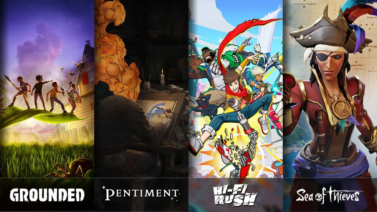 Microsoft bringt Sea of Thieves, Hi-Fi RUSH, Pentiment und Grounded auf PlayStation 5 und Nintendo Switch