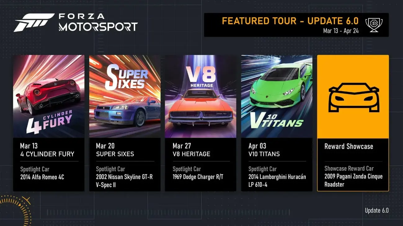 Forza Motorsport Update 6