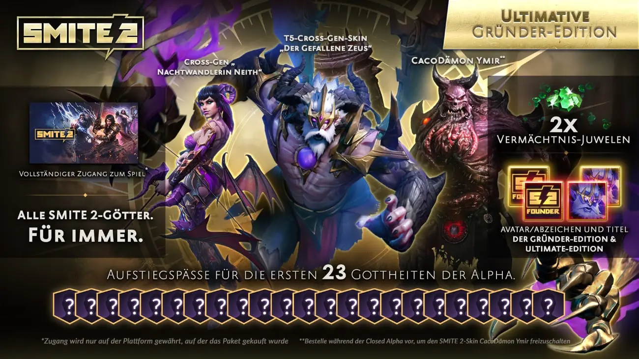 SMITE 2 Gründer-Edition