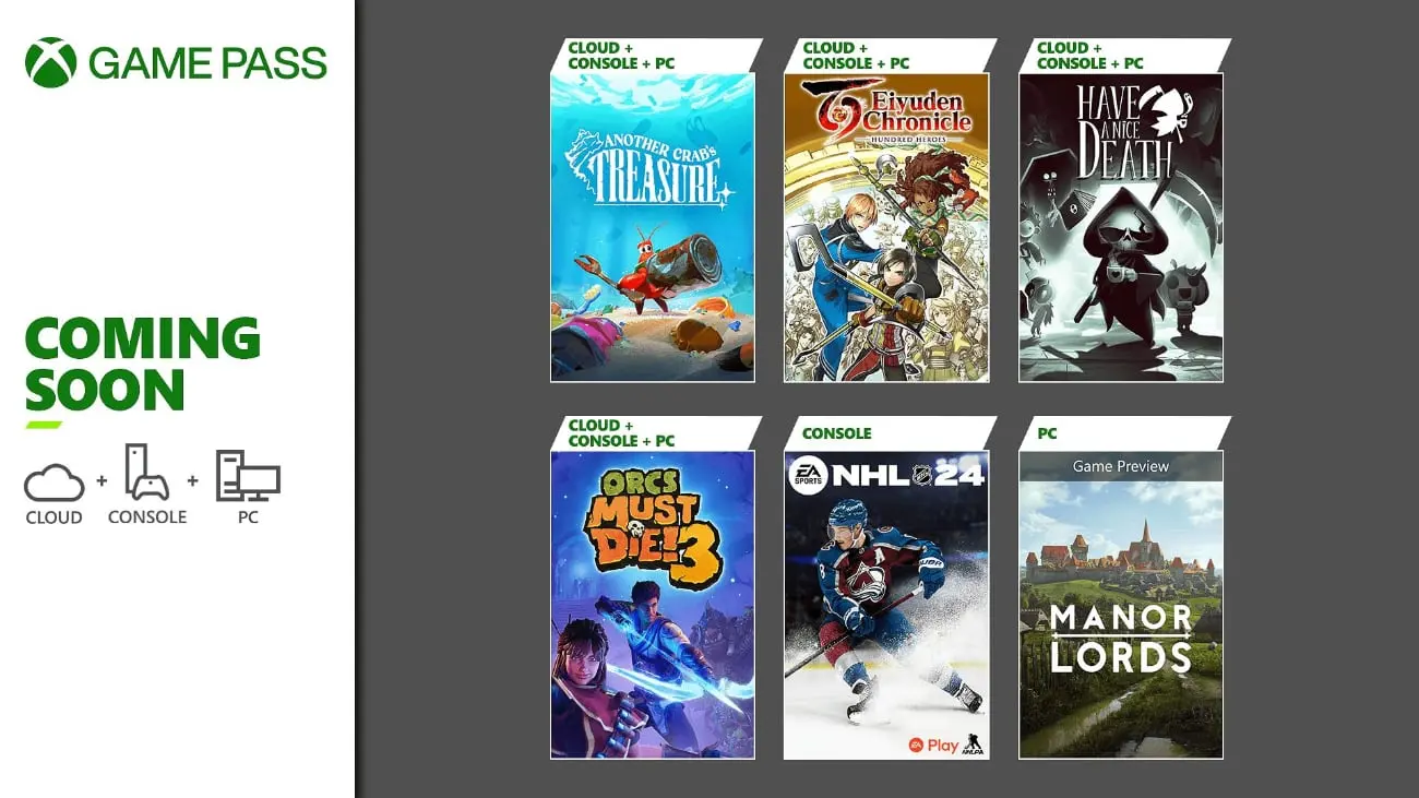 Xbox Game Pass - April 2024