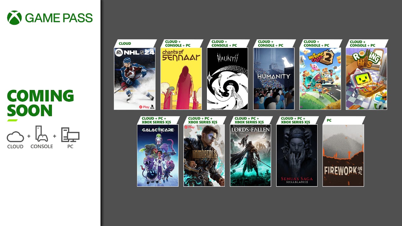 Xbox Game Pass - Mai 2024