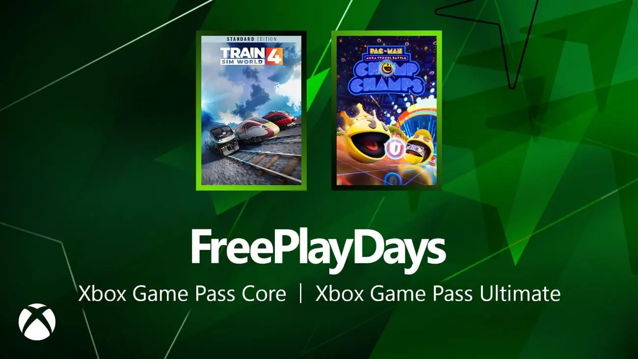 Free Play Days mit Train Sim World 4 und PAC-MAN Mega Tunnel Battle: Chomp Champs