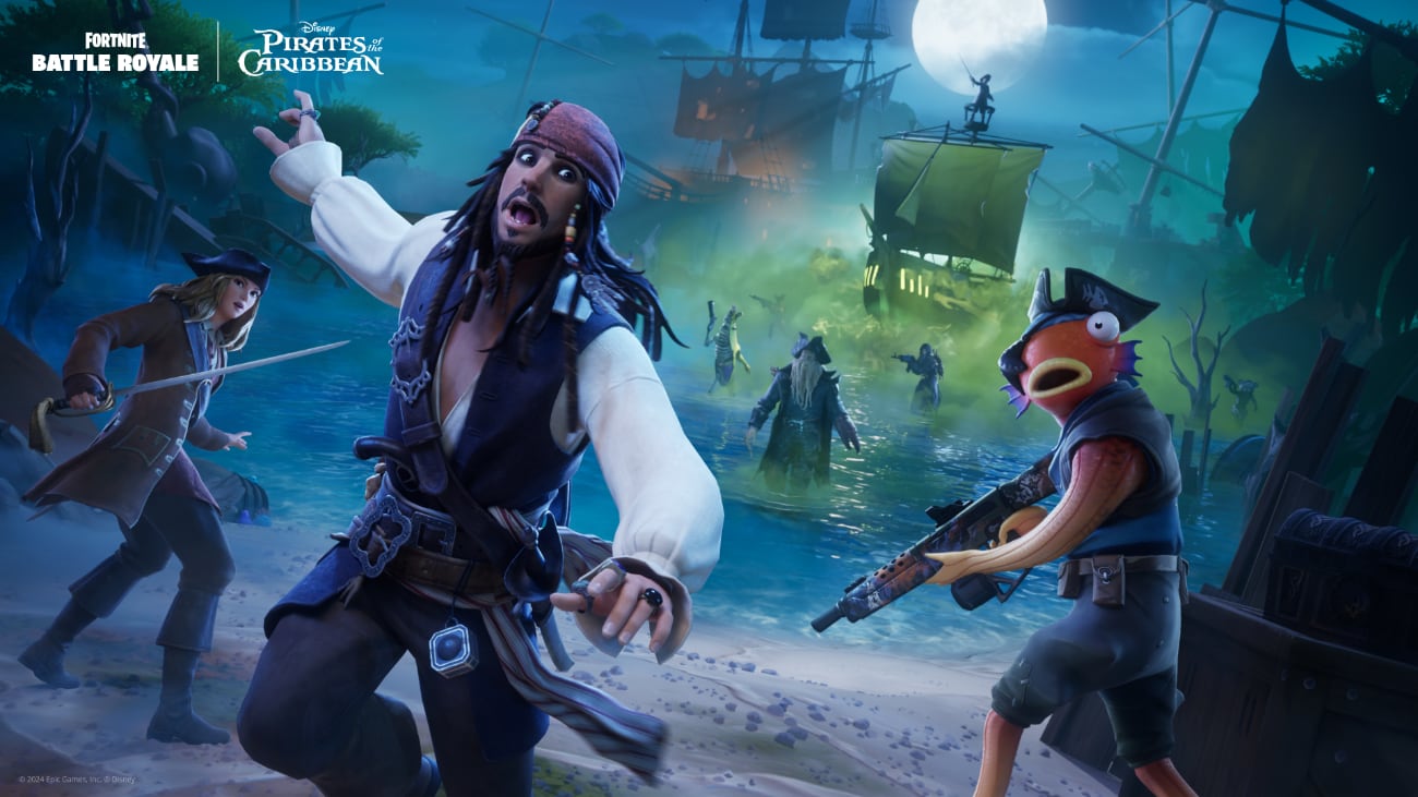 Fortnite x Pirates of the Caribbean Crossover