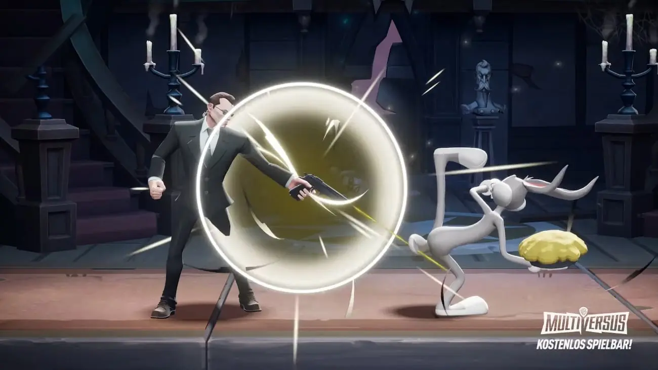 MultiVersus: Die Matrix-Antagonist Agent Smith