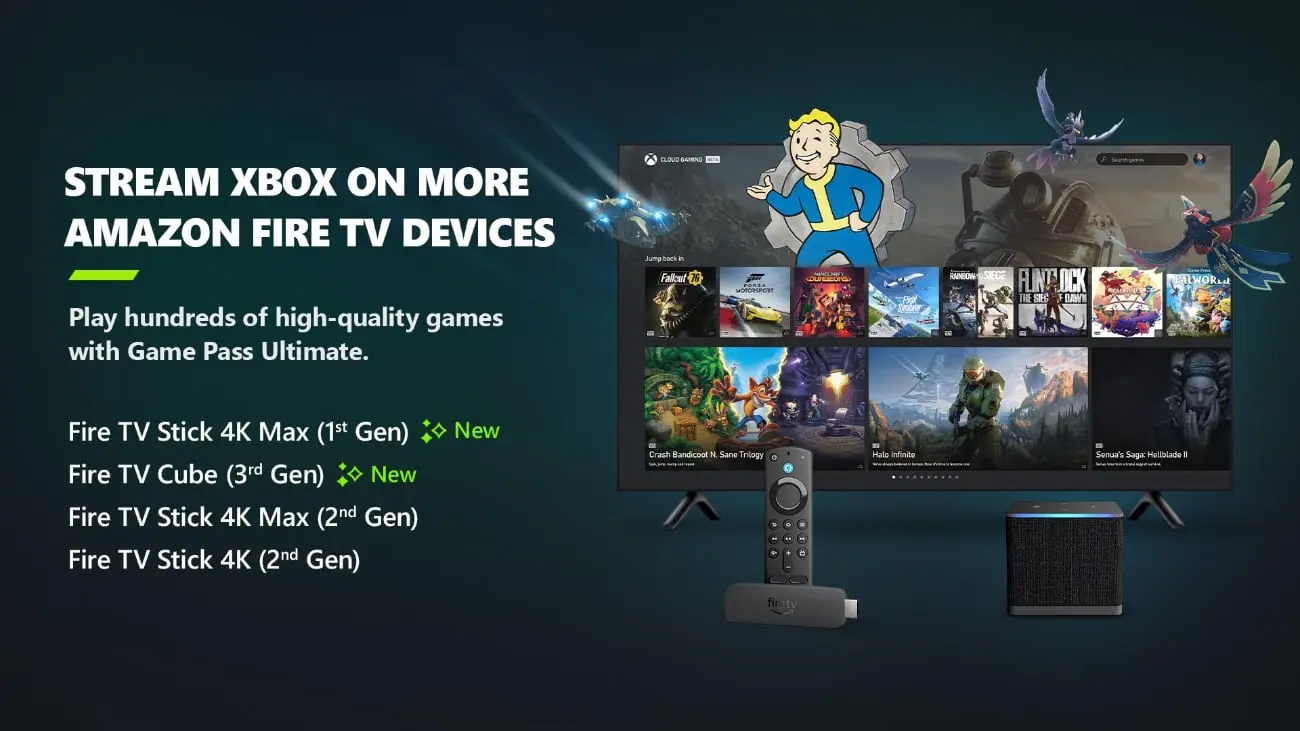 Xbox Gaming auf Amazon Fire TV