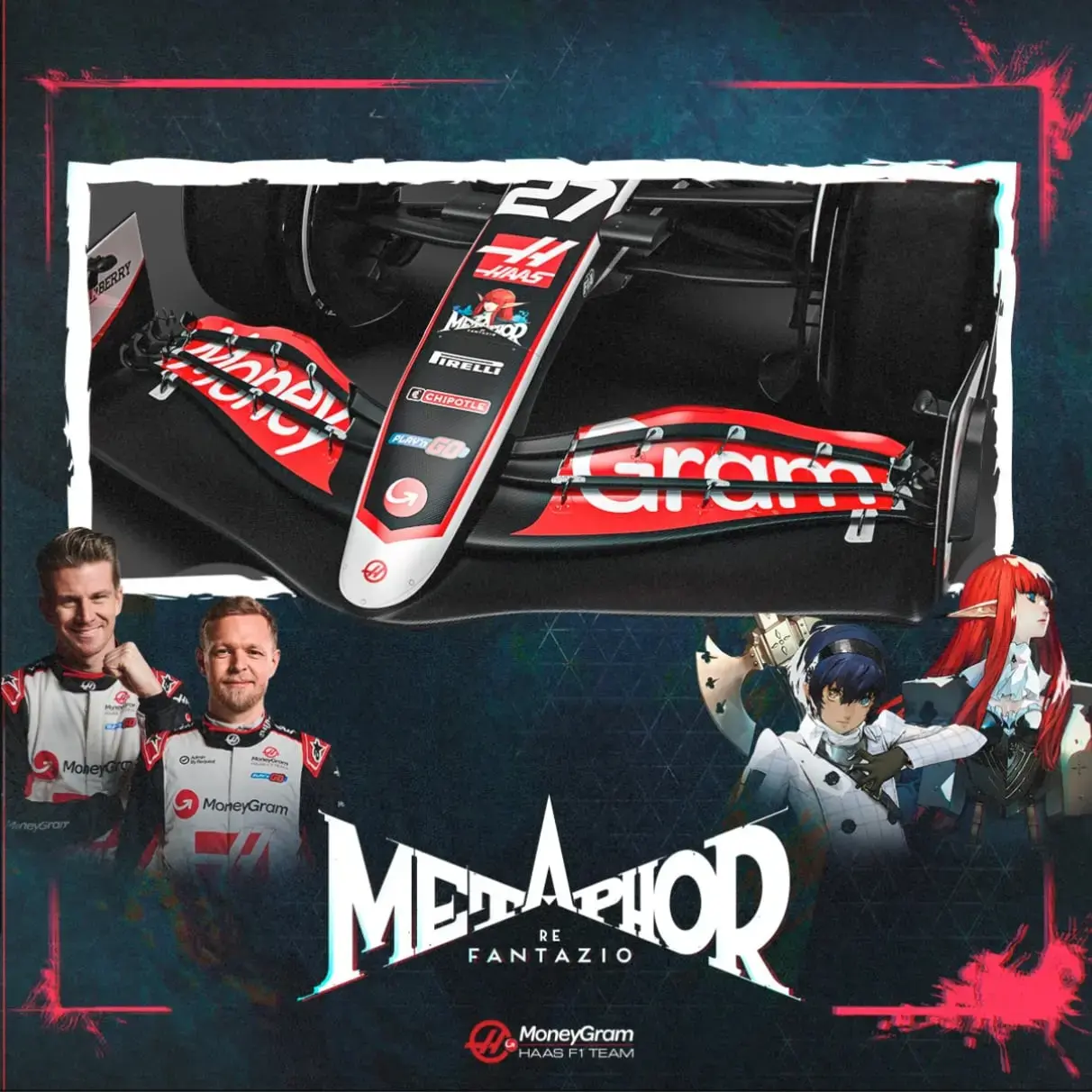 Haas F1-Team und Metaphor: ReFantazio