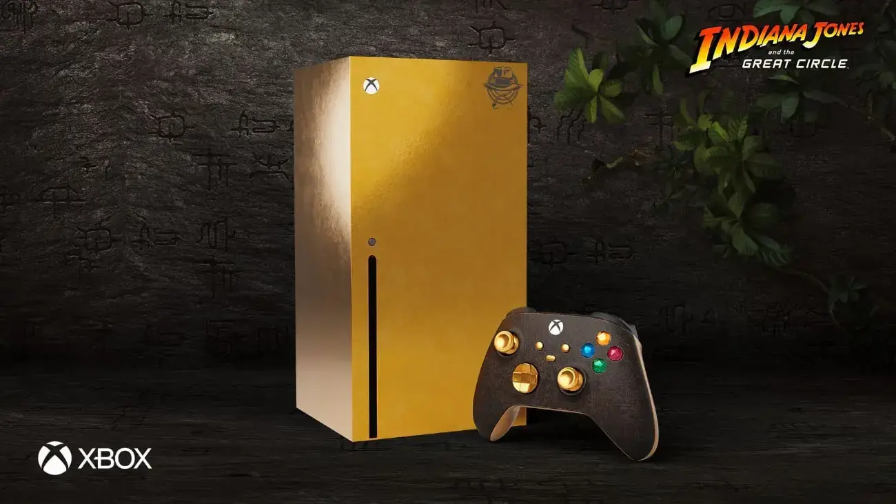 Gewinne eine maßgeschneiderte Indiana Jones Xbox-Konsole