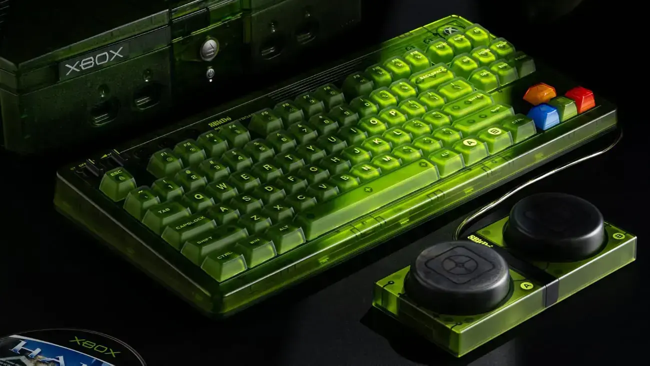 8BitDo Retro 87 Mechanical Keyboard - Xbox Edition