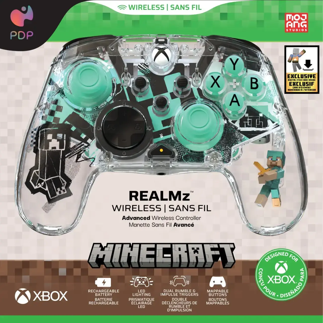 REALMz Minecraft - Diamond Print Controller