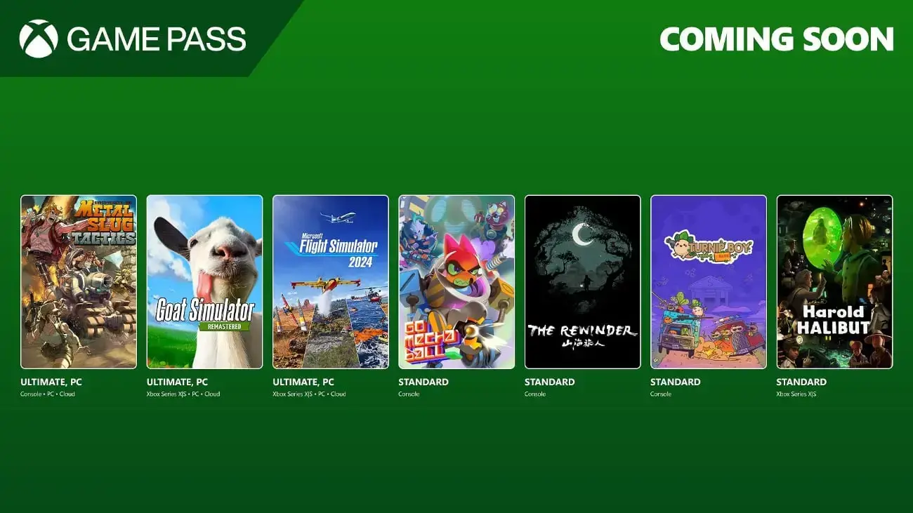 Xbox Game Pass im November 2024