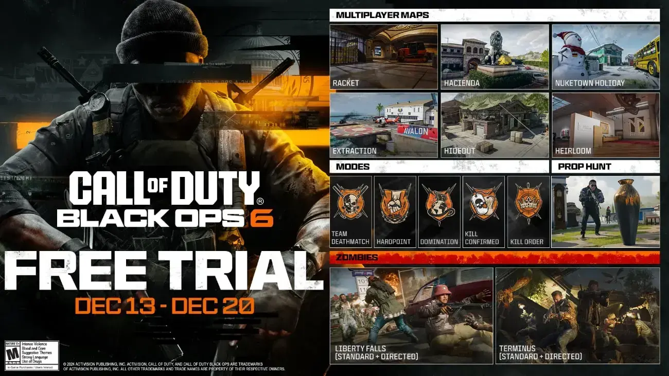 Free Trial von Call of Duty: Black Ops 6