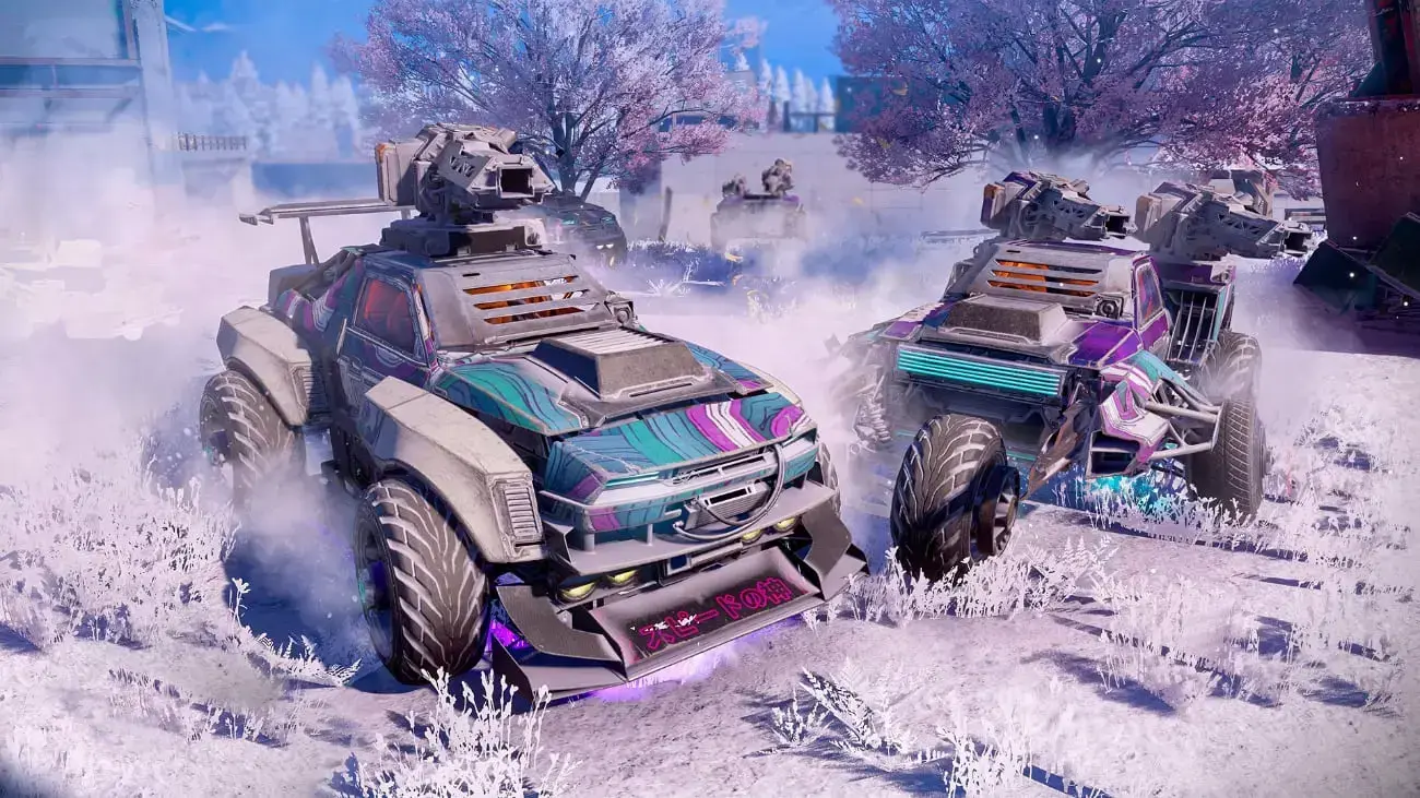 Crossout: Cyberpunk-Weihnachten mit dem "Wasteland Drift" Update