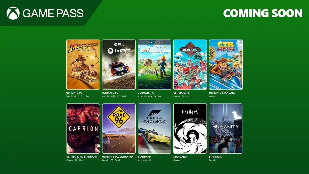 Xbox Game Pass Dezember-Highlights 2024