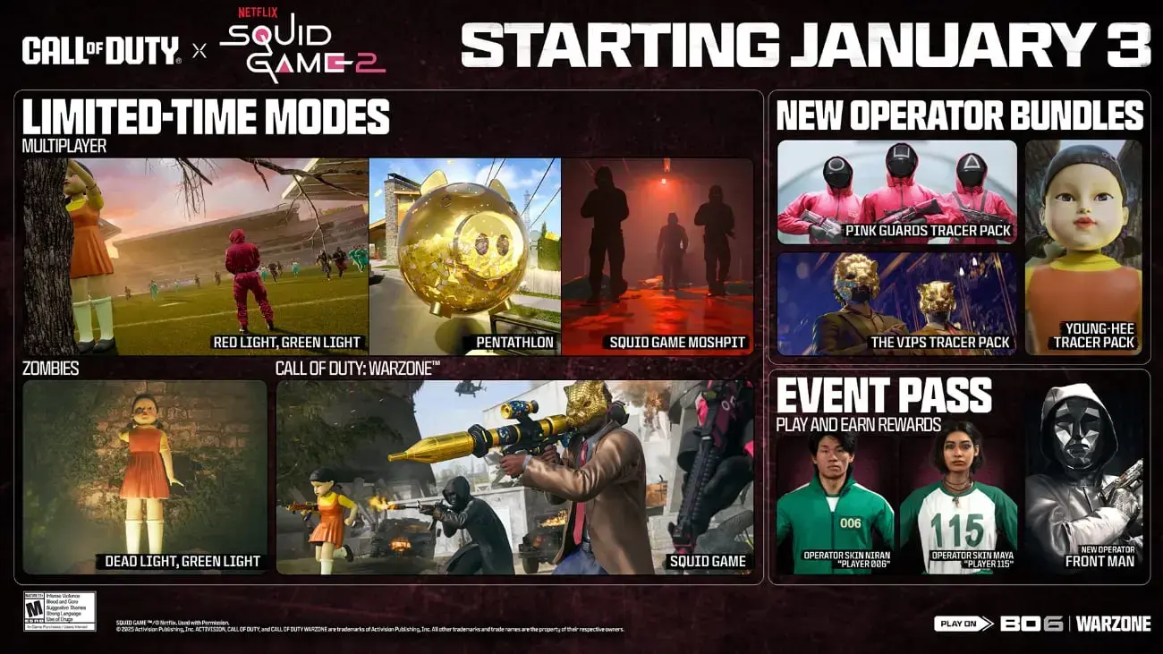 Call of Duty: Black Ops 6 - Squid Game-Event