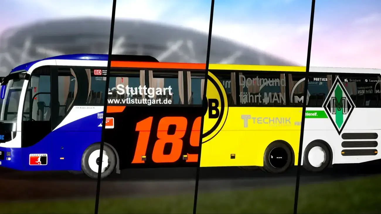 Fernbus Simulator - Fußball Mannschaftsbus-DLC