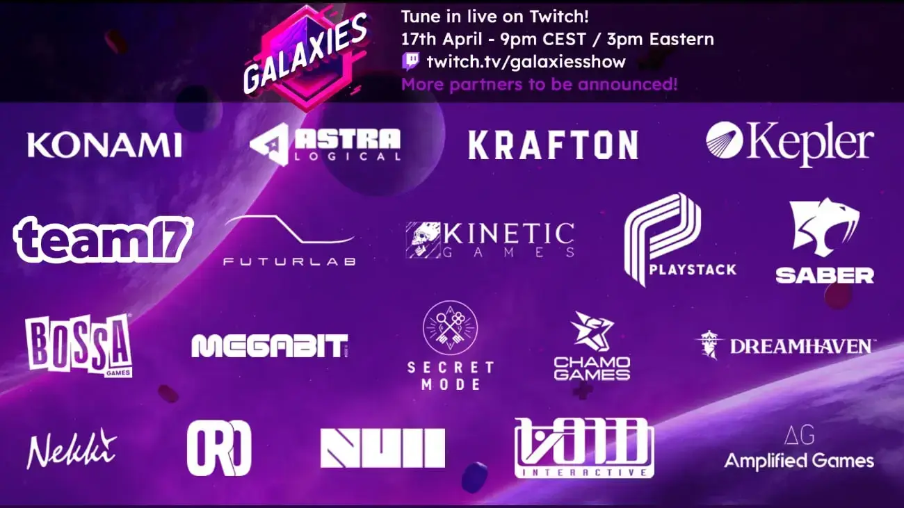 Galaxies Showcase Line-Up