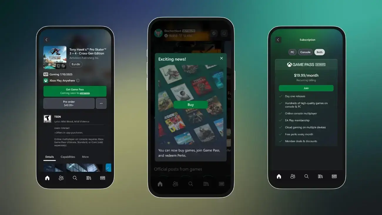 Xbox App - Spiele kaufen