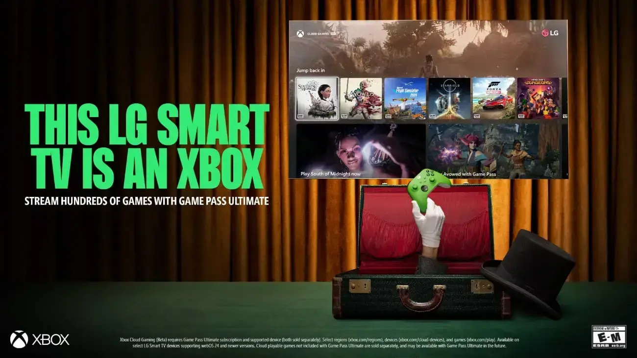 Xbox Cloud Gaming: Xbox-App jetzt auf LG Smart TVs verfügbar