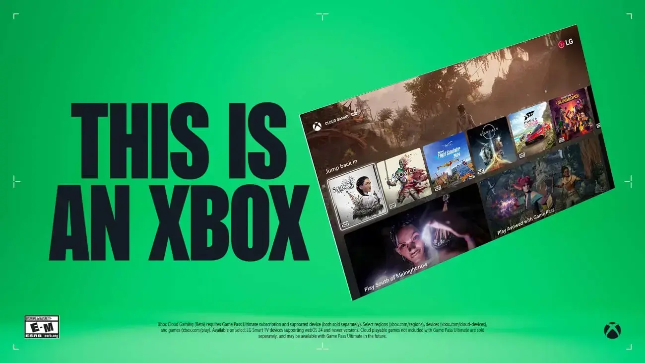 Xbox Cloud Gaming: Xbox-App jetzt auf LG Smart TVs verfügbar