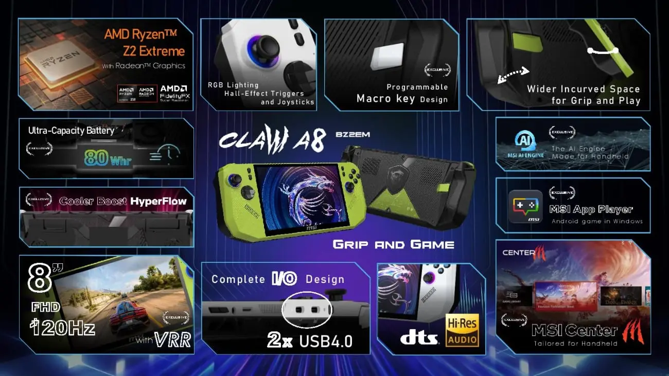 MSI Claw A8 BZ2EM