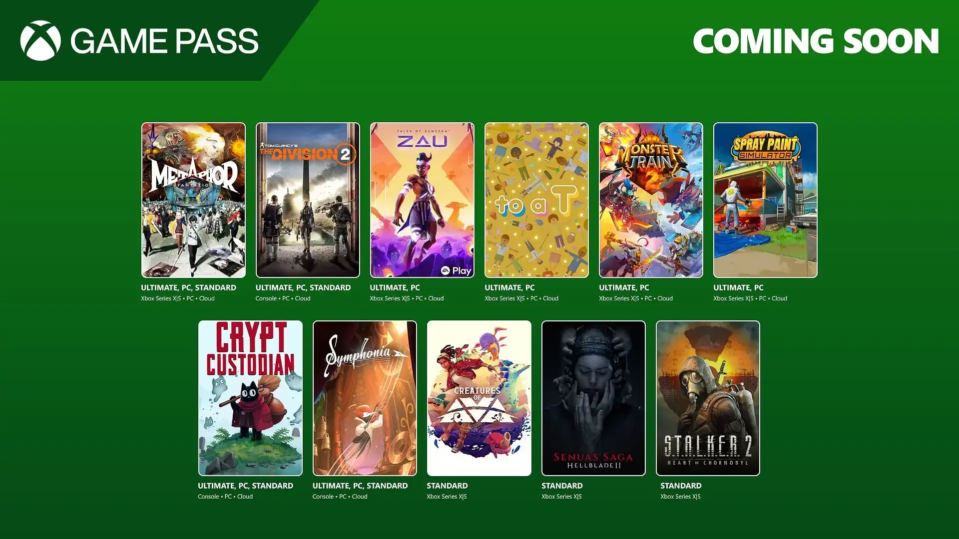 Xbox Game Pass Highlights im Mai und Juni 2025