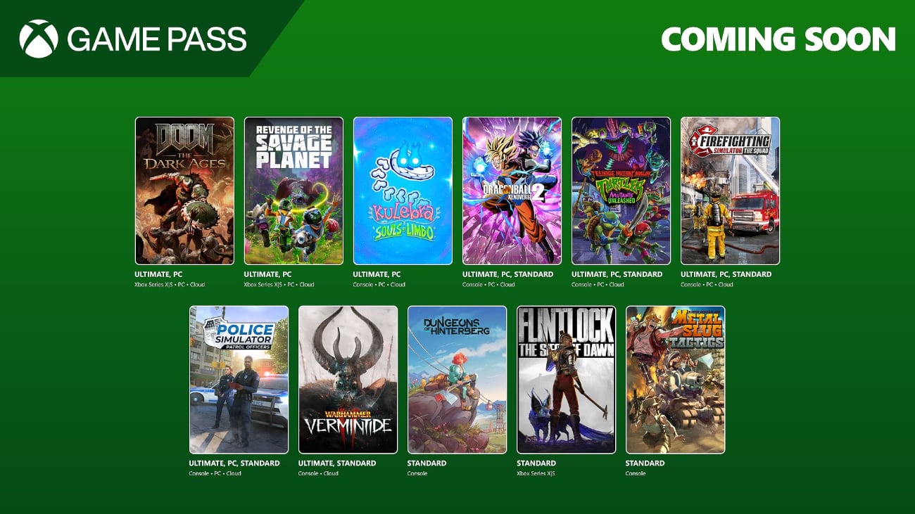 Xbox Game Pass im Mai 2025