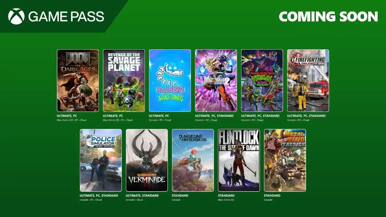Xbox Game Pass im Mai 2025