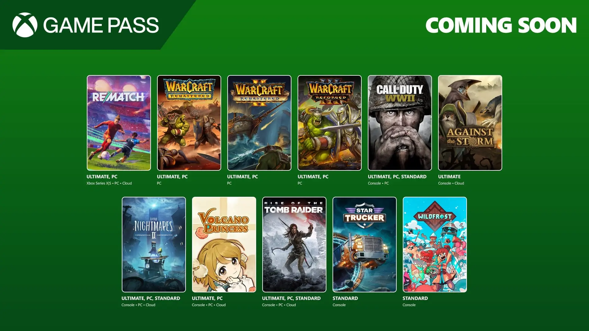 Xbox Game Pass - Juni 2025