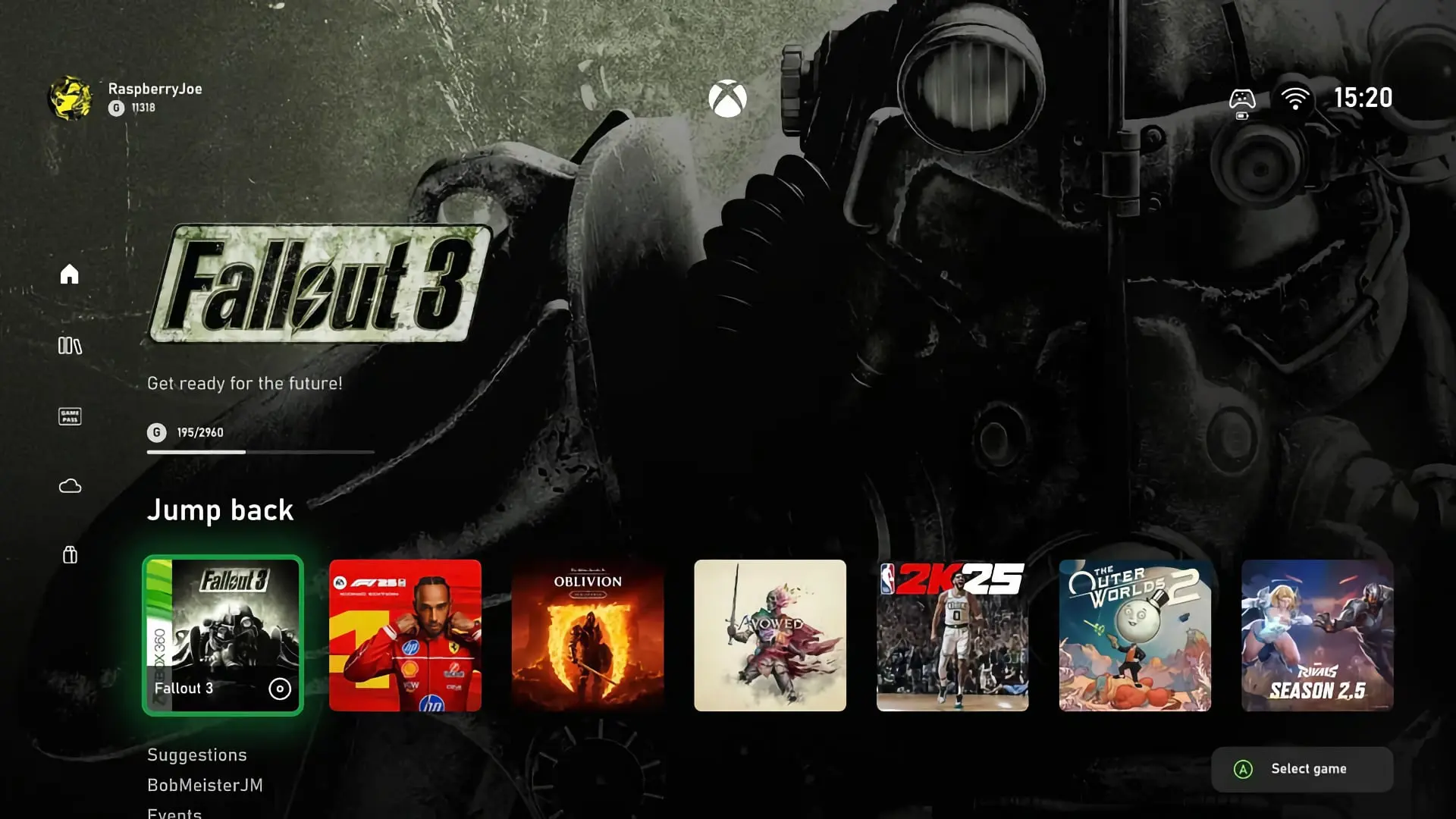 Xbox Series X|S Dashboard [Konzept]