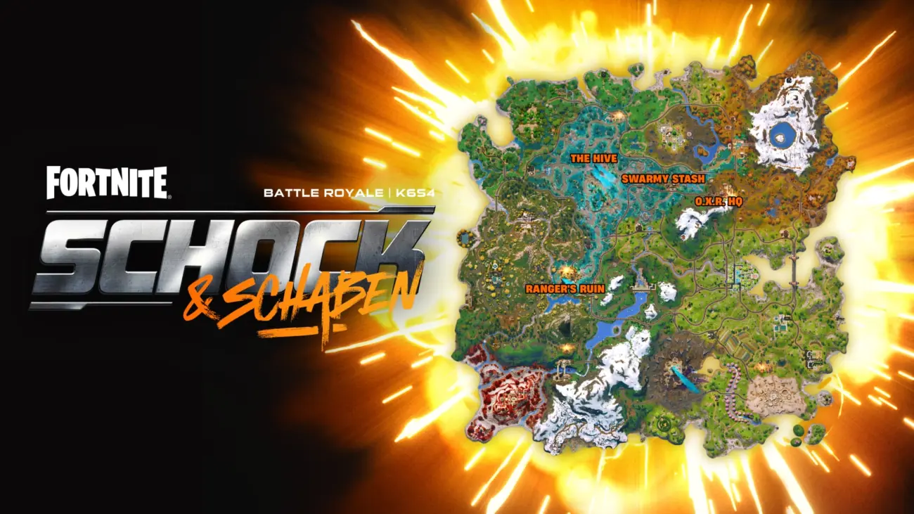 Fortnite Kapitel 6 – Saison 4: Schock & Schaben