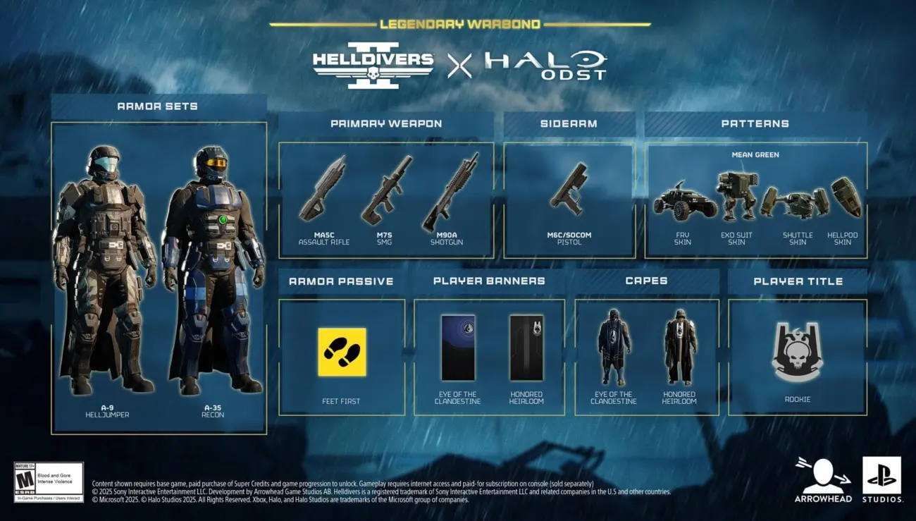 Helldivers 2 x Halo: ODST Crossover