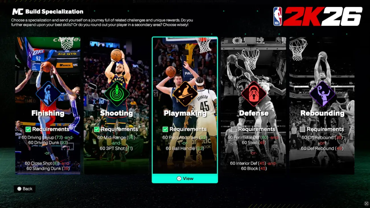 NBA 2K26: Mein SPIELER-Builder 