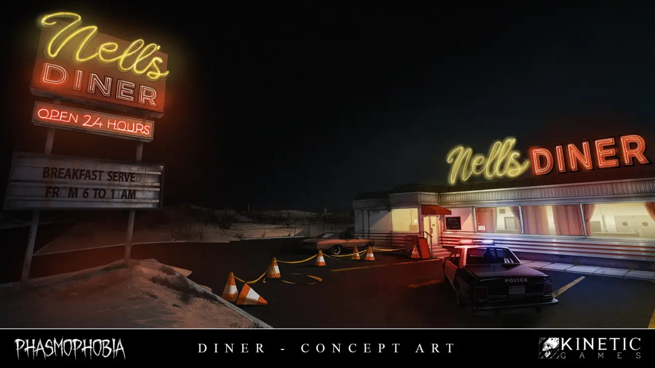 Phasmophobia: Neue Map „Nell’s Diner“