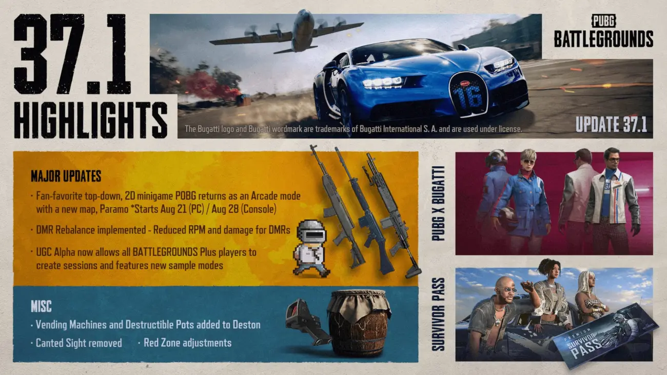 PUBG: BATTLEGROUNDS Update 37.1