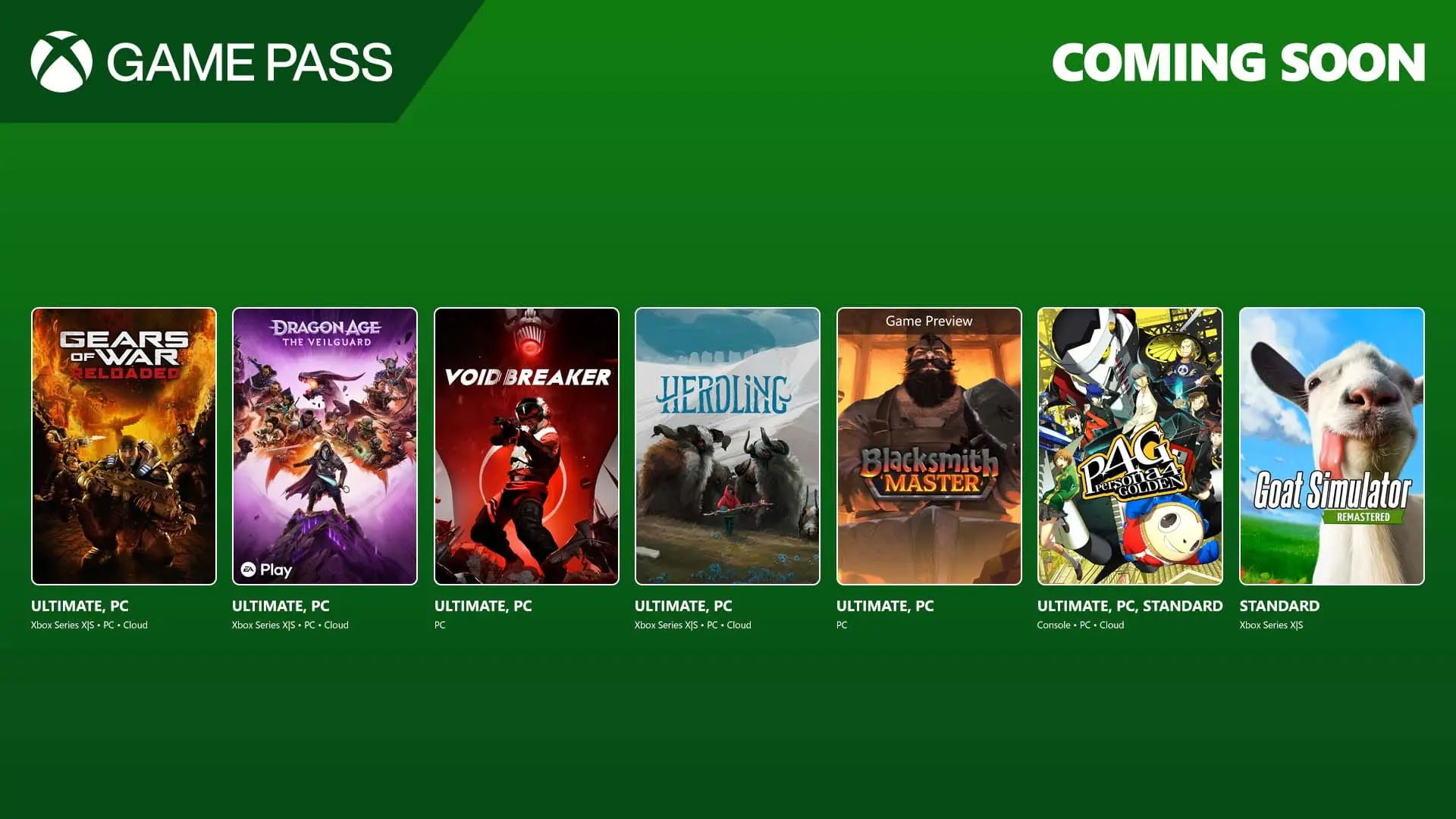 Xbox Game Pass im August 2025