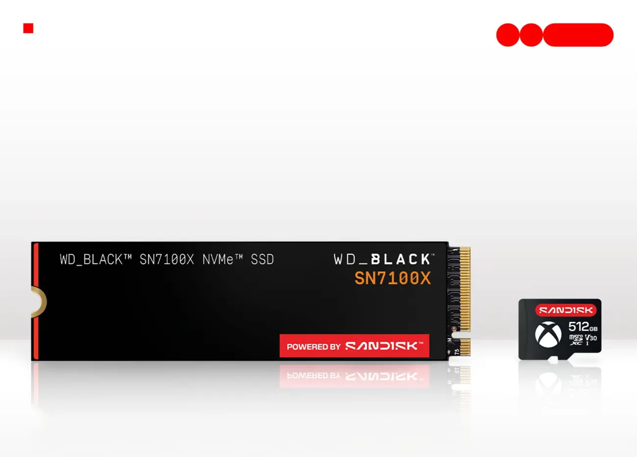 SANDISK microSD-Karte und WD_BLACK SSD für ROG Xbox Ally