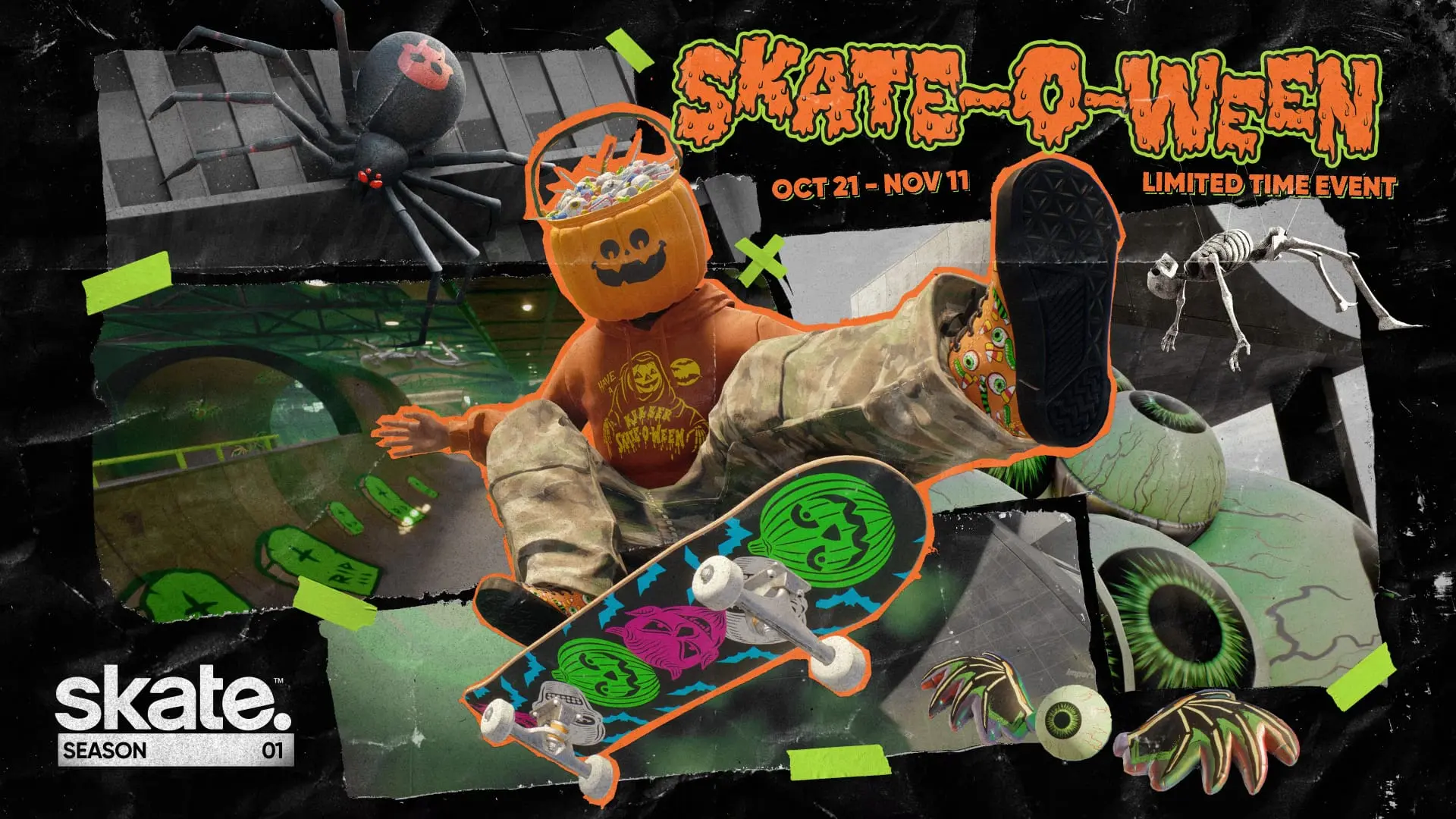 skate. Season 1 startet mit Skate-o-Ween – Halloween-Event