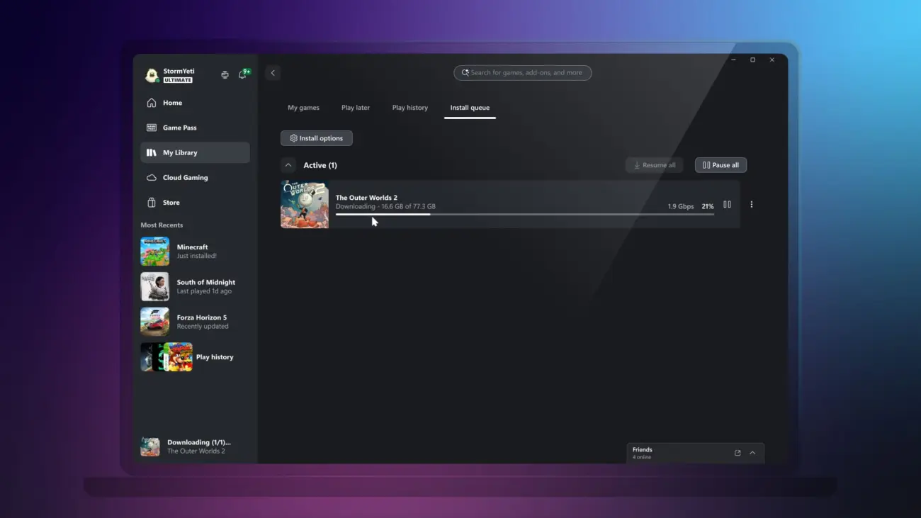 Xbox Oktober-Update - Xbox App Download