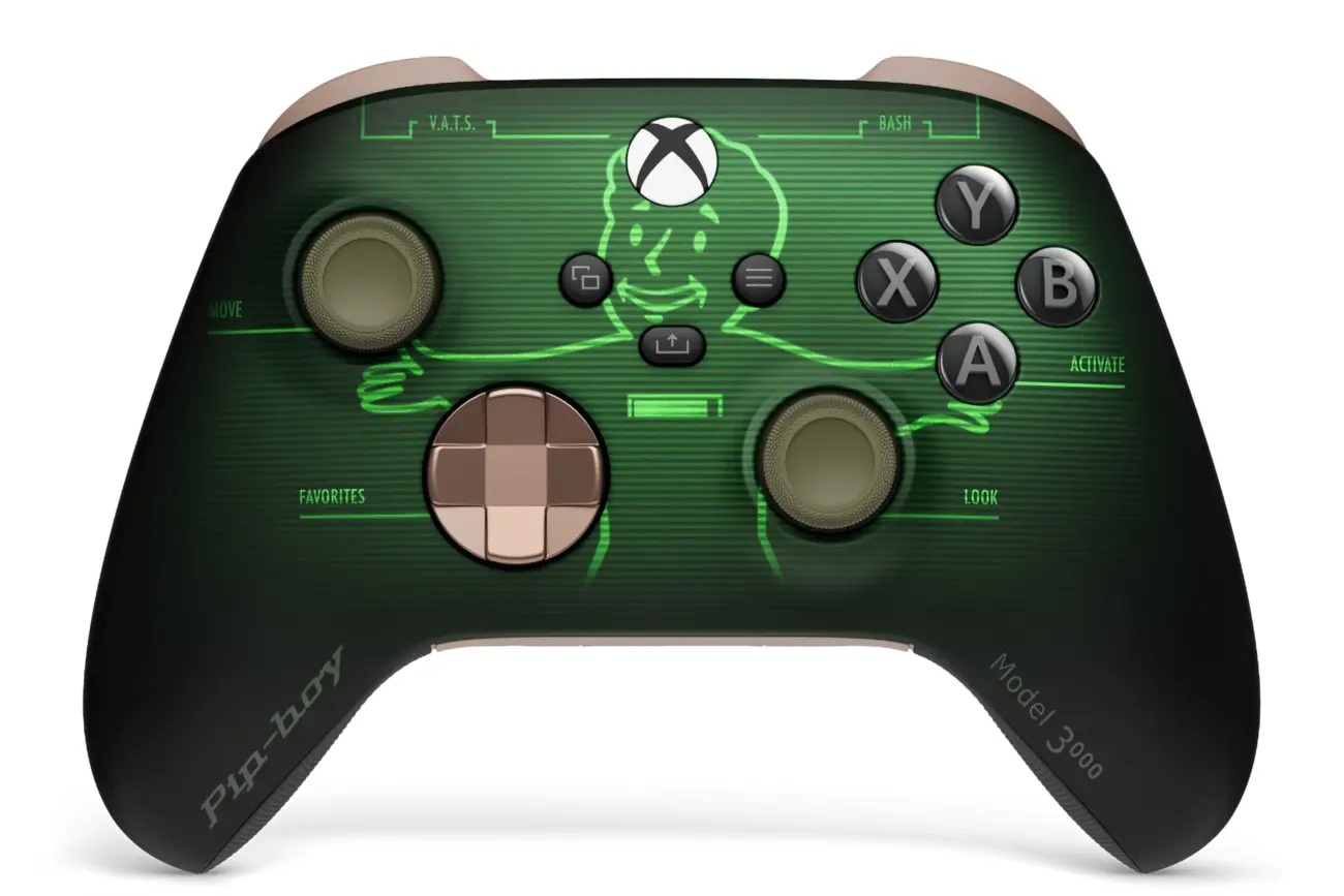 Xbox Wireless Controller Fallout Pip Boy Edition
