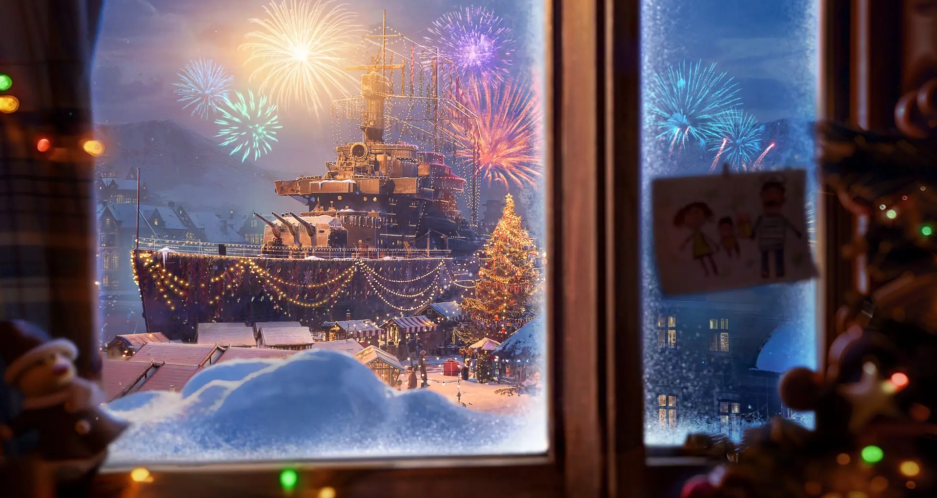 Feiere Weihnachten in World of Warships und World of Warships: Legends