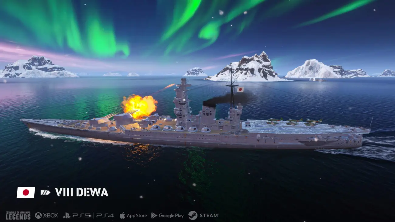 Feiere Weihnachten in World of Warships und World of Warships: Legends