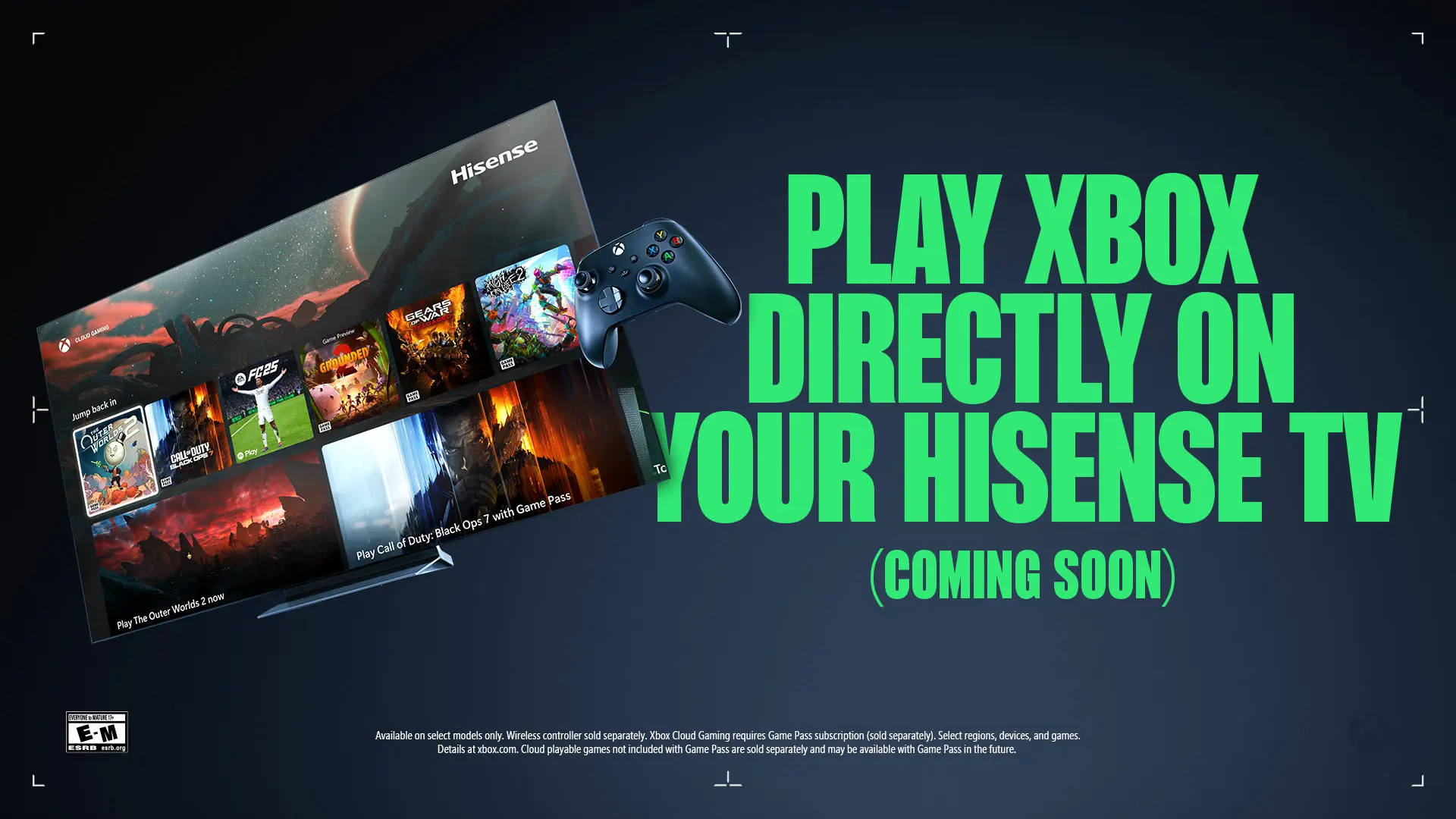 Xbox Cloud Gaming - Hisense Smart TV