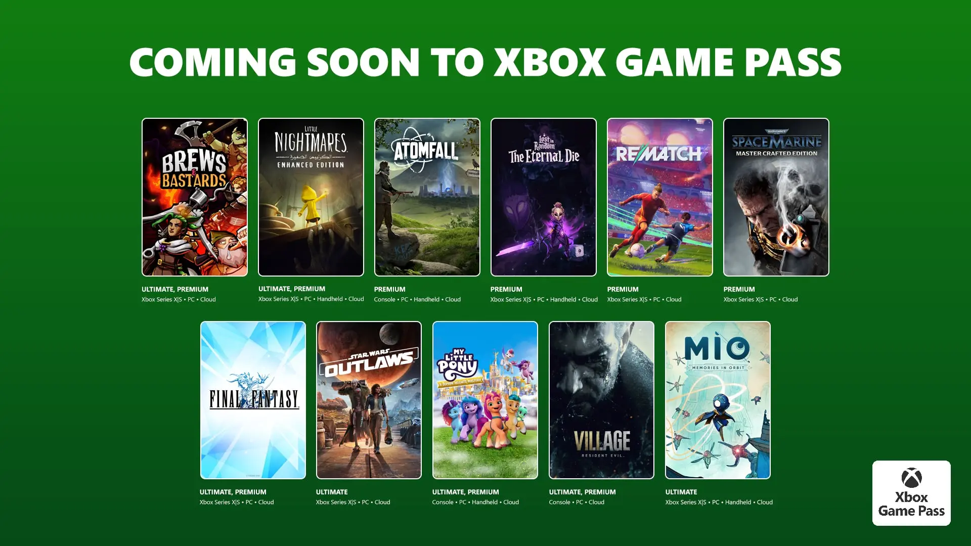 Xbox Game Pass Januar 2026