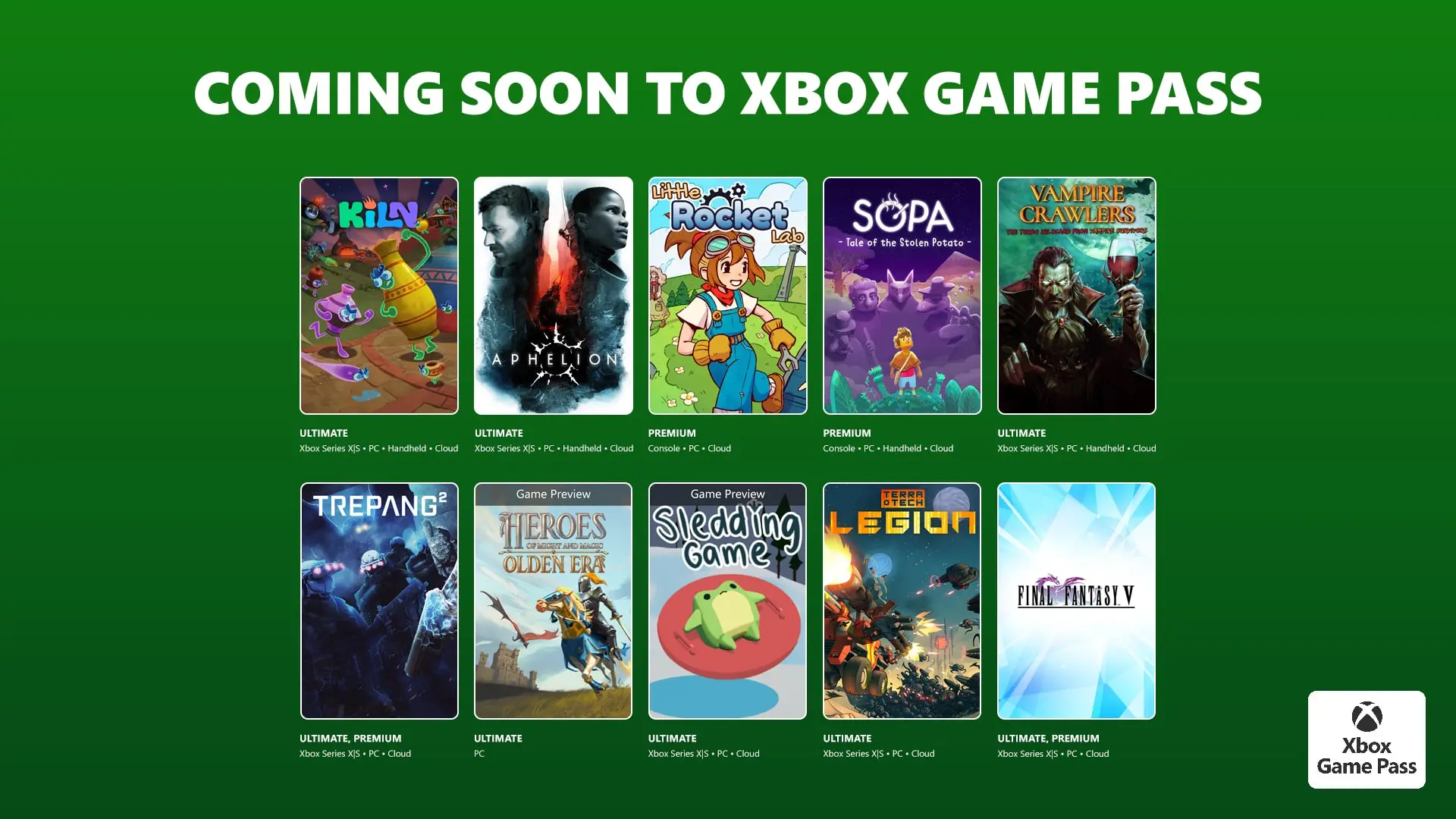 Xbox Game Pass April 2026