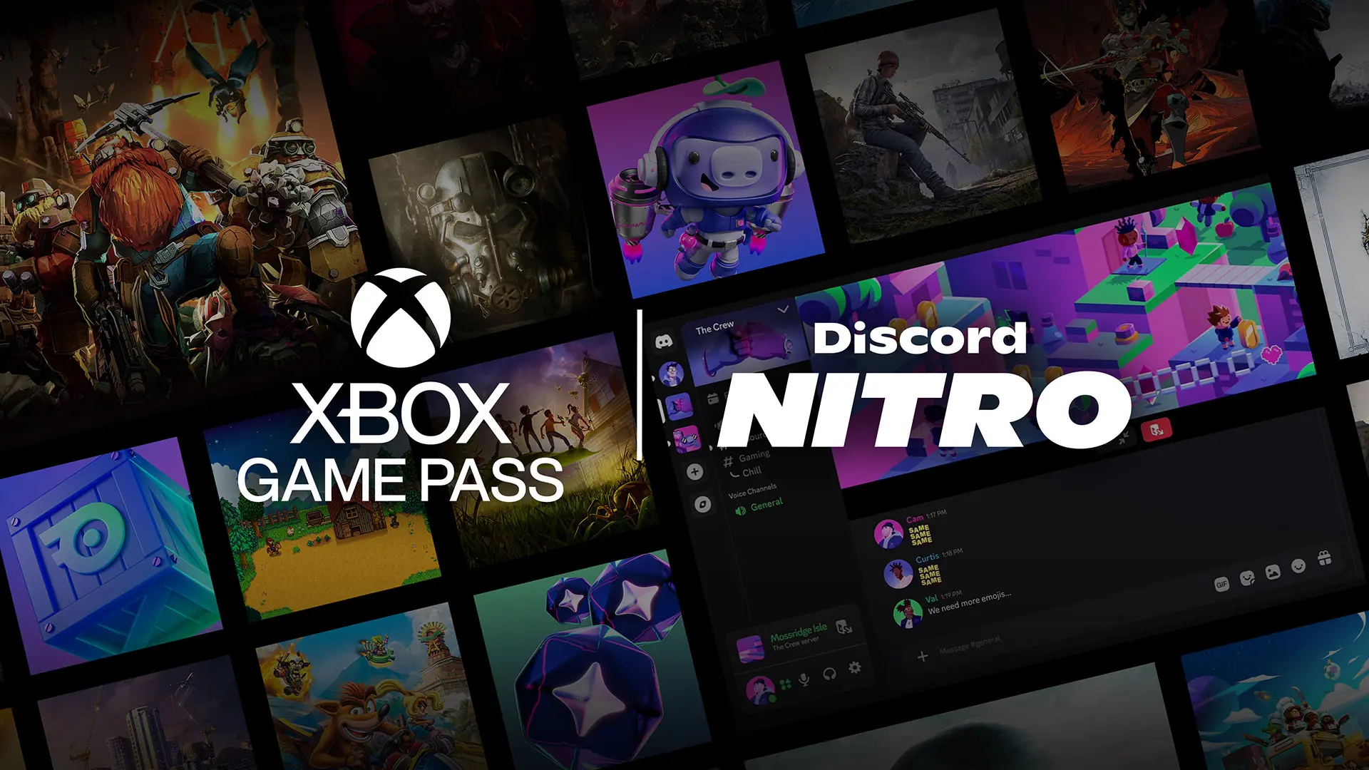 Xbox Game Pass x Discord Nitro