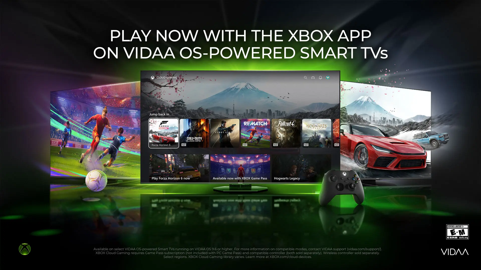 Xbox App für Hisense und VIDAA OS TVs
